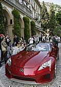 Lexus LF-A Roadster beim Concorso d'Eleganza Villa d'Este am Comer See.